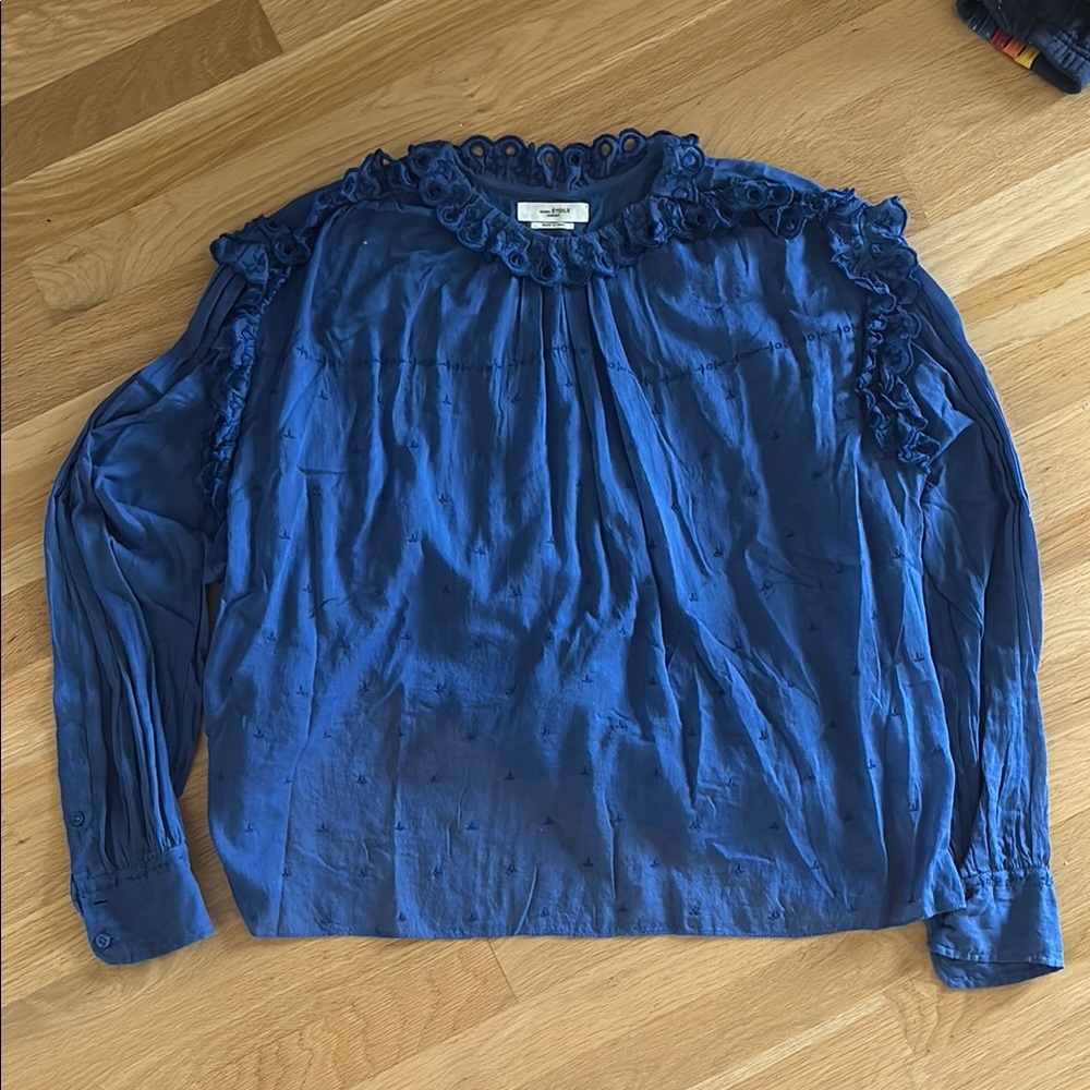 Isabel Marant blue blouse